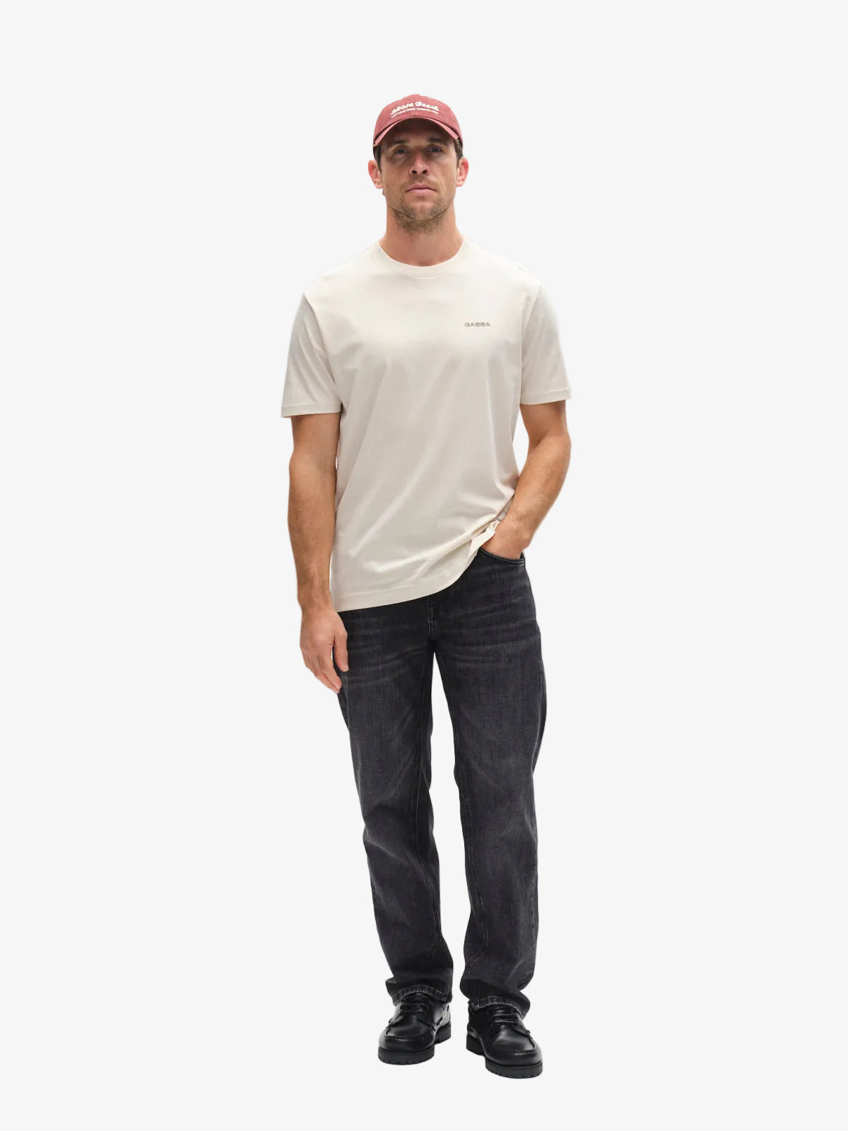 Gabba - GABdune Logo T-Shirt - Birch- Lab10streetwear.nl