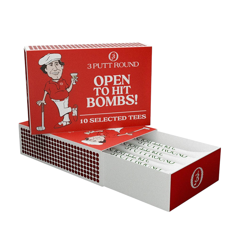 The Red Golf Tee Match Box