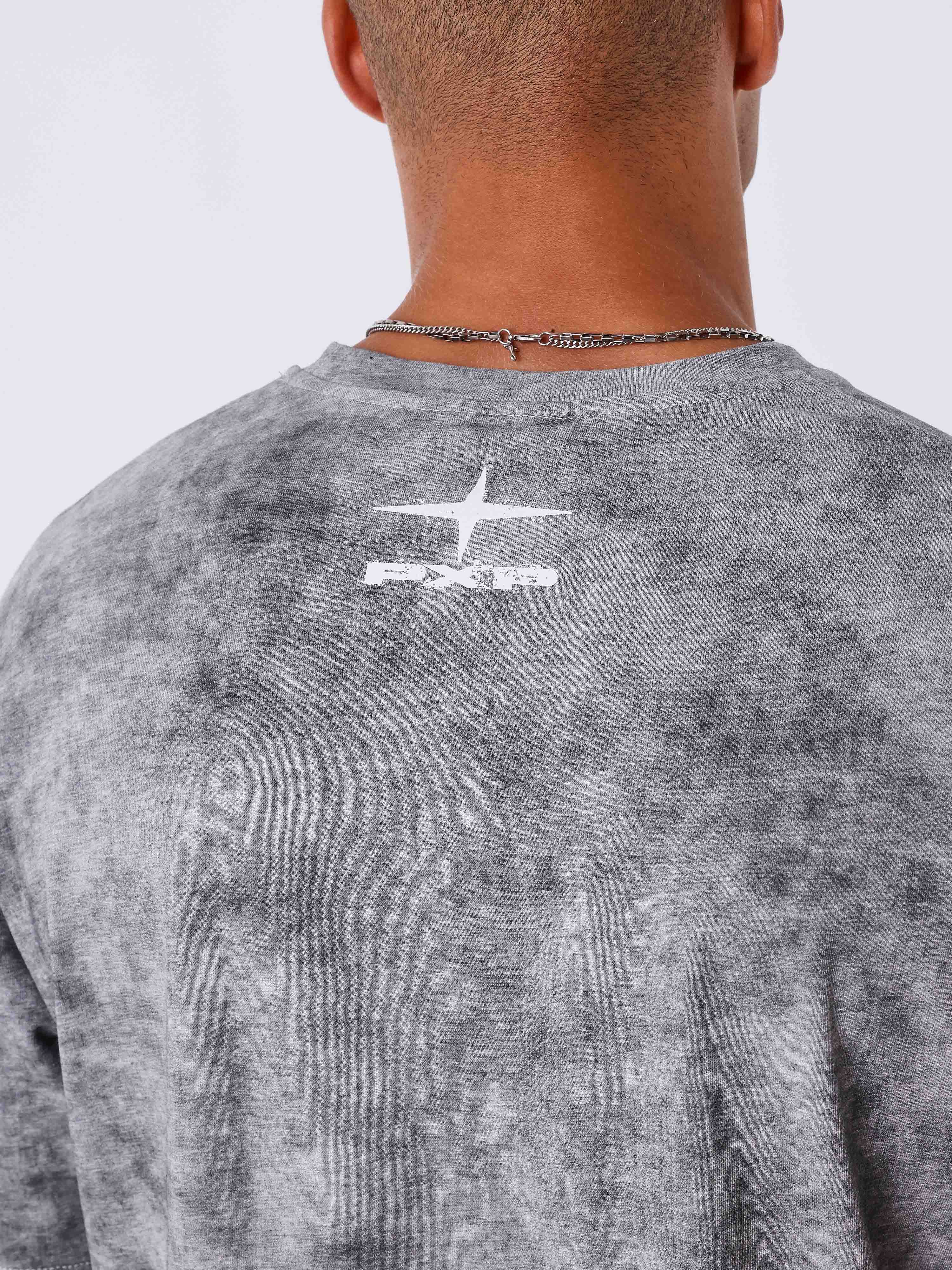 PXP - Longsleeve Shirt Vintage Effect Grijs - Lab10streetwear.nl