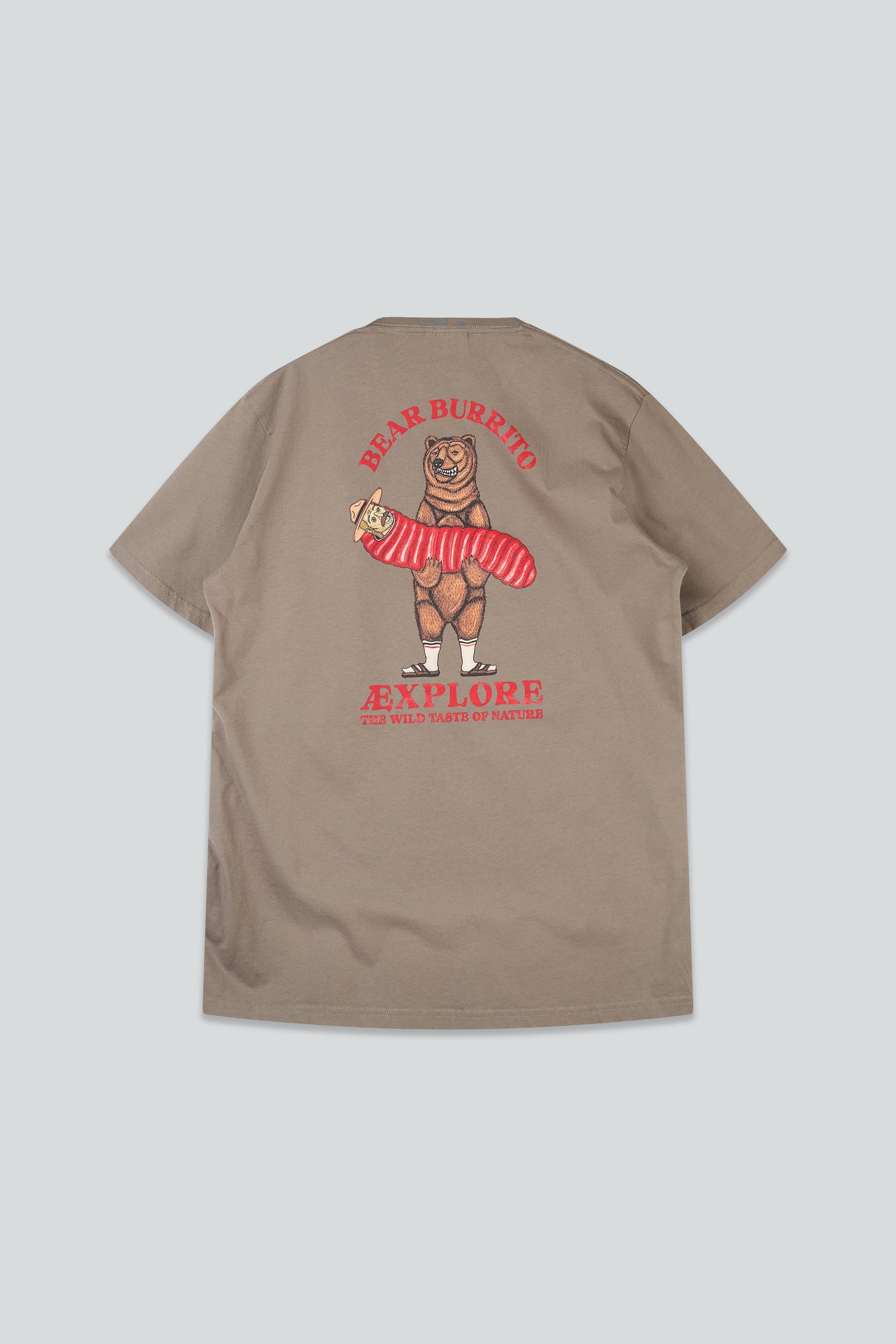 Bear Burrito T-Shirt - Morel