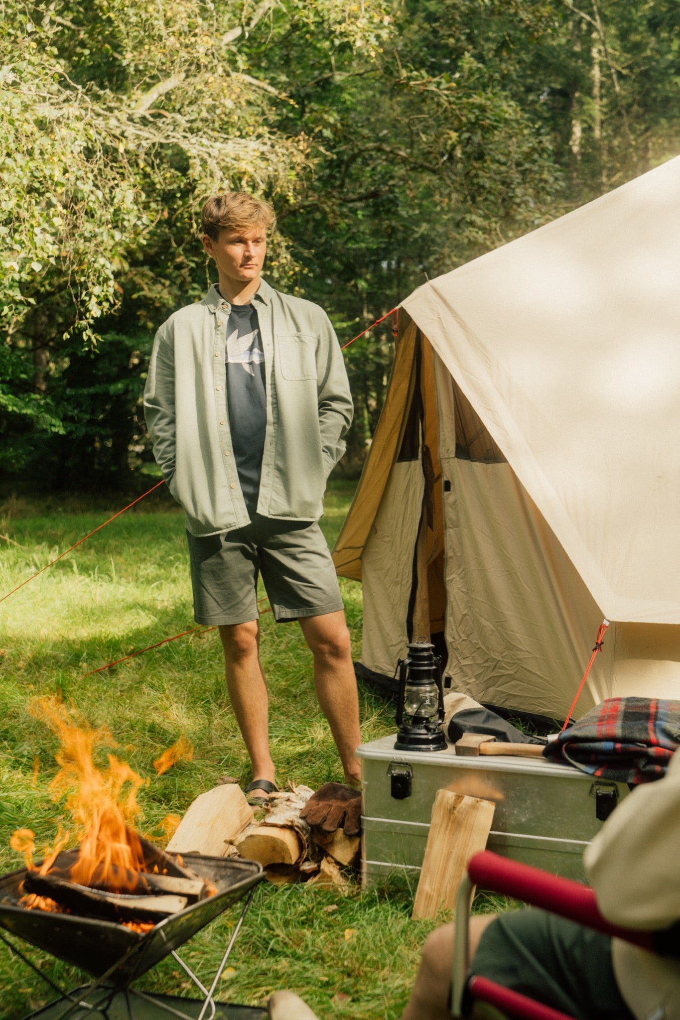 Lakor Spork Overshirt - Sea Spray - La10streetwear.com