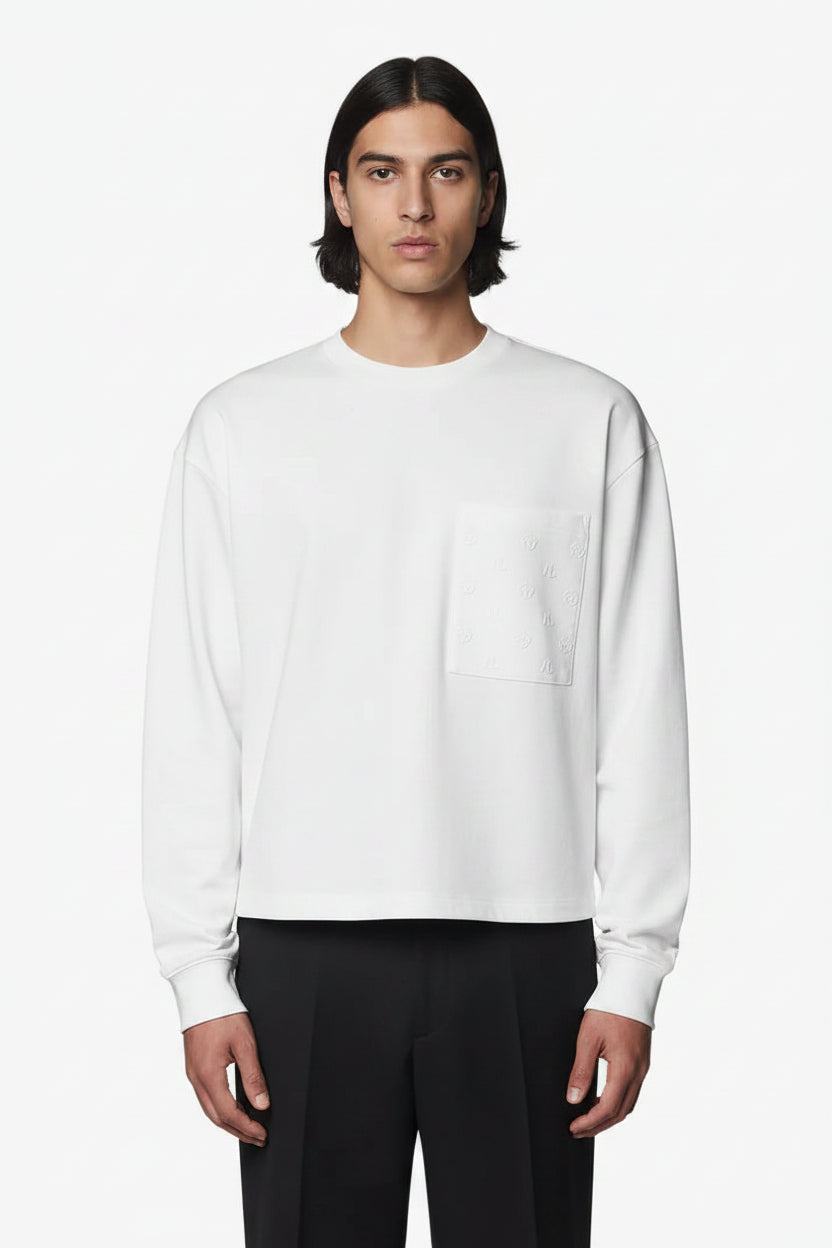 Ame Libre Observer Longsleeve Off White -lab10streetwear.nl