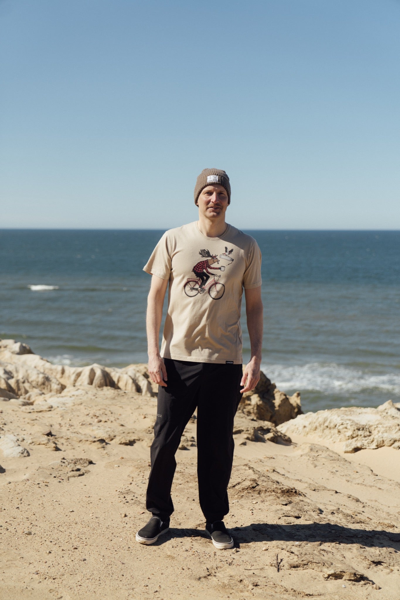 Off to Work T-Shirt - White Pepper