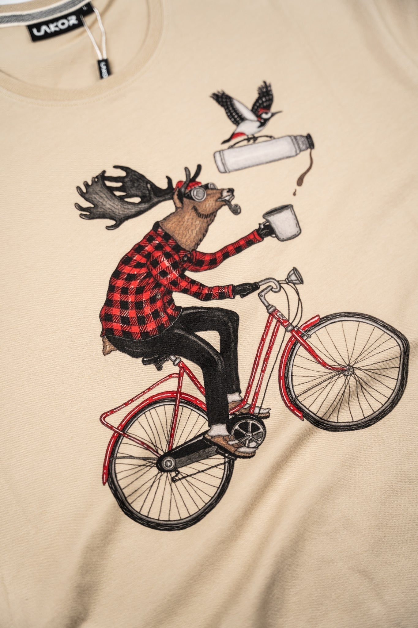 Off to Work T-Shirt - White Pepper