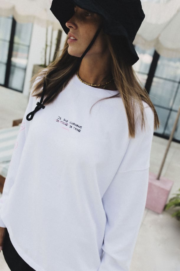 Charming Affection Longsleeve - Paper White