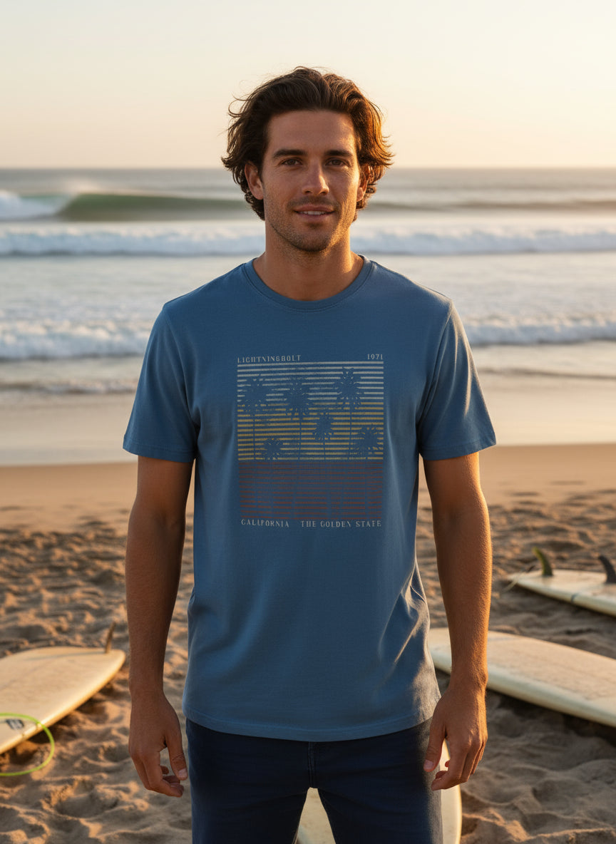 Golden State T-Shirt - Blauw