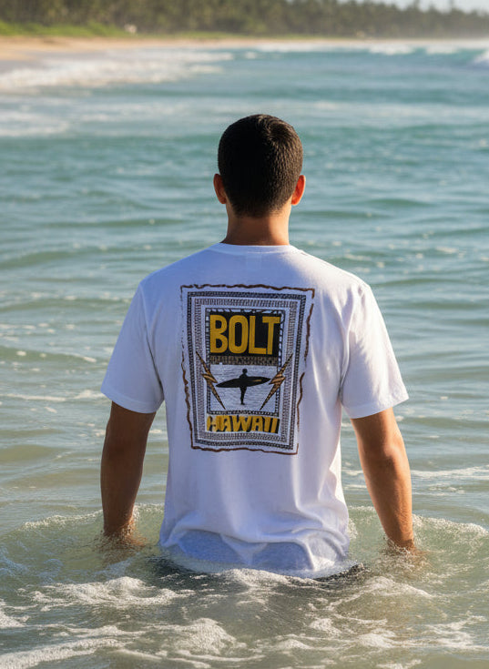 Bolt in Hawai T-Shirt - Off White