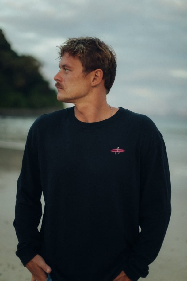Kitty Longsleeve - Acid Black