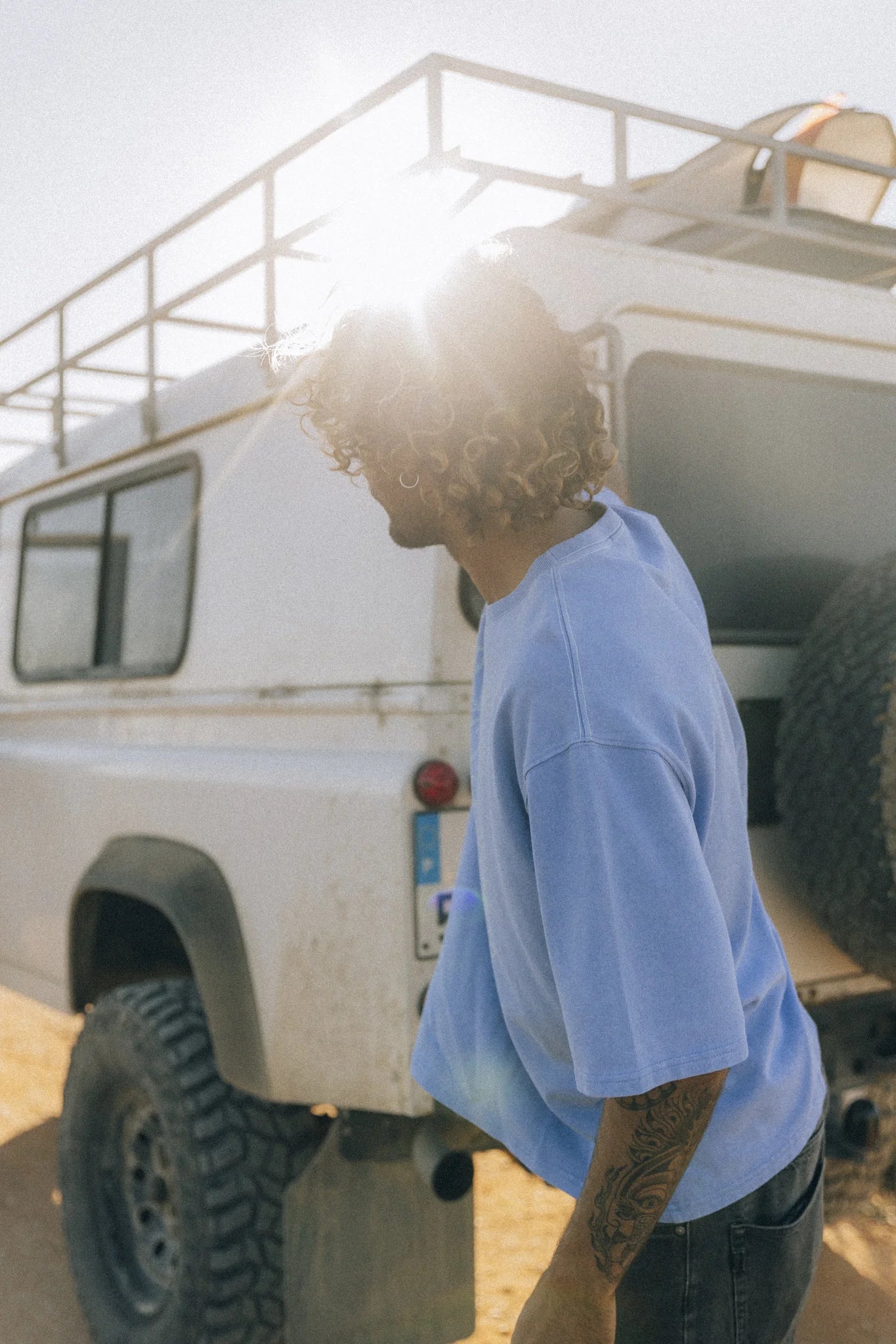 Surf.inc Mellow Angry Sun Tee - Denim Blue - Lab10streetwear.nl