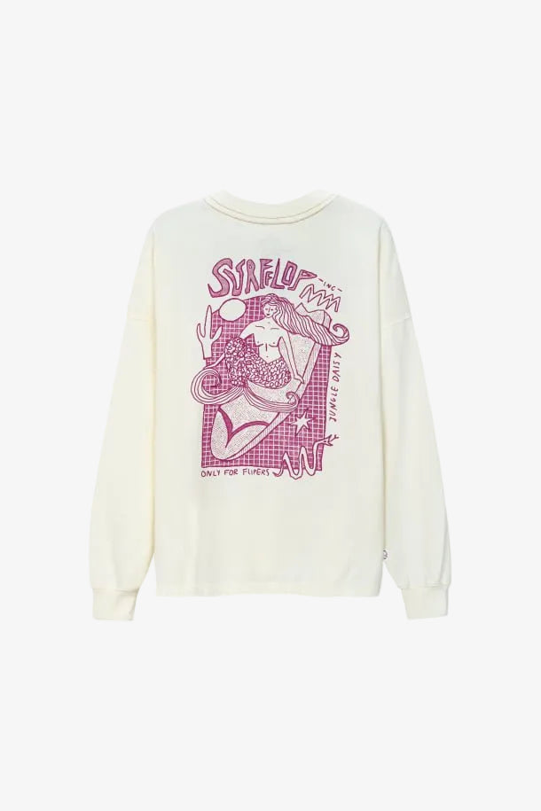 Only For Flippers Longsleeve - Vintage White - LAB10streetwear