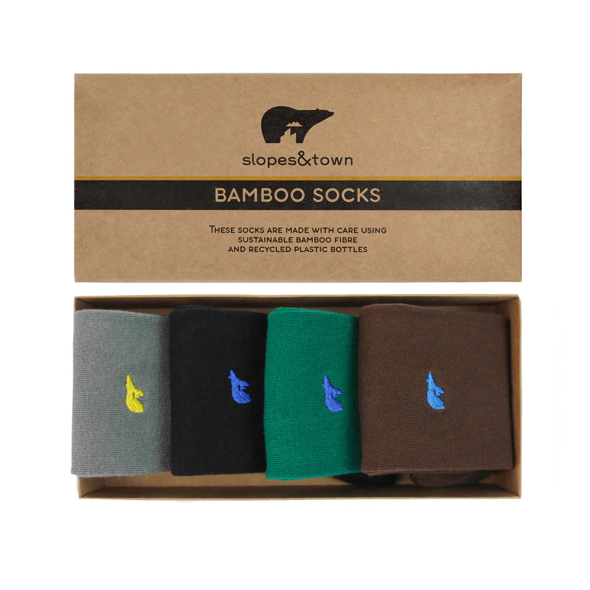 Sock Gift Box - Plain Black