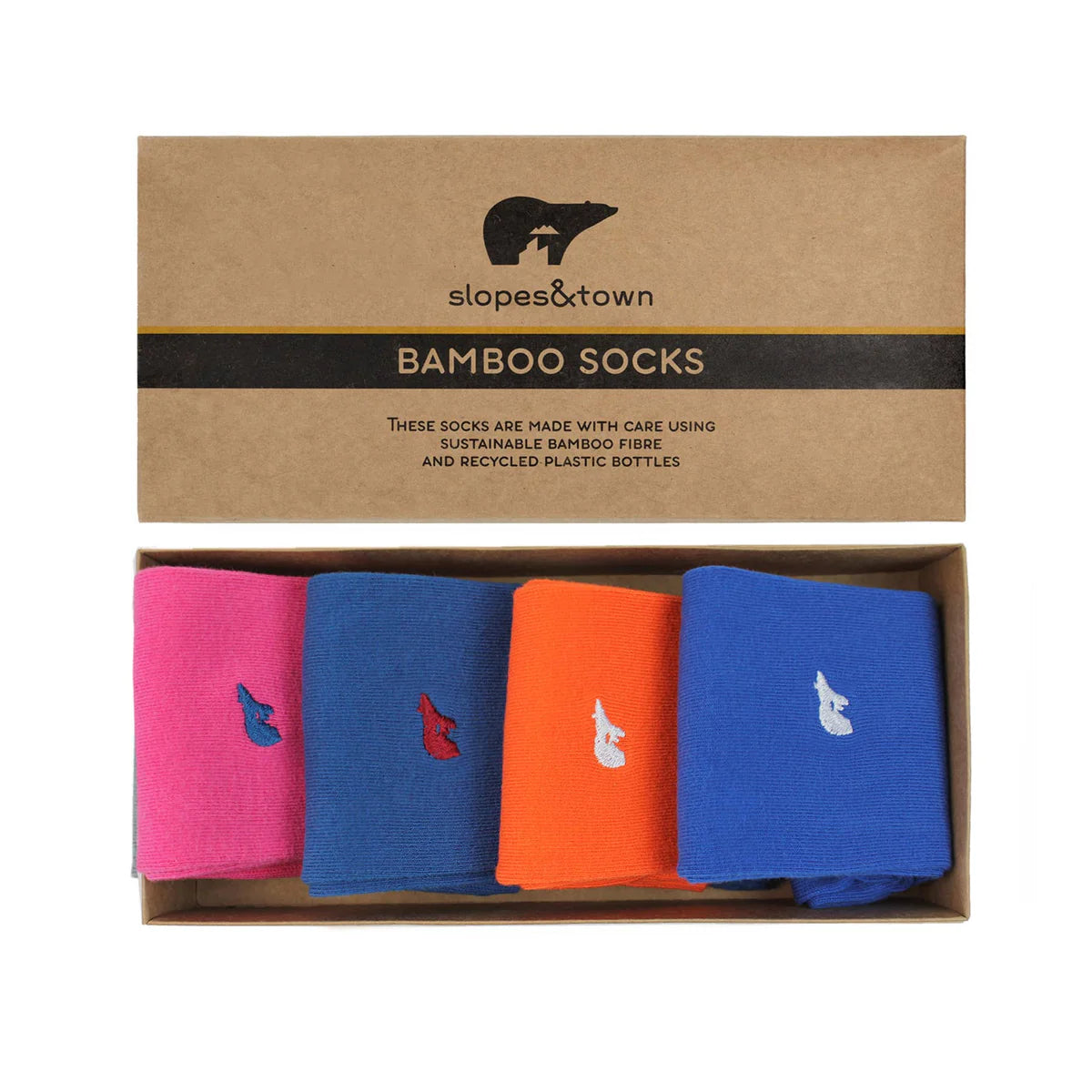 Sock Gift Box - Plain Pink