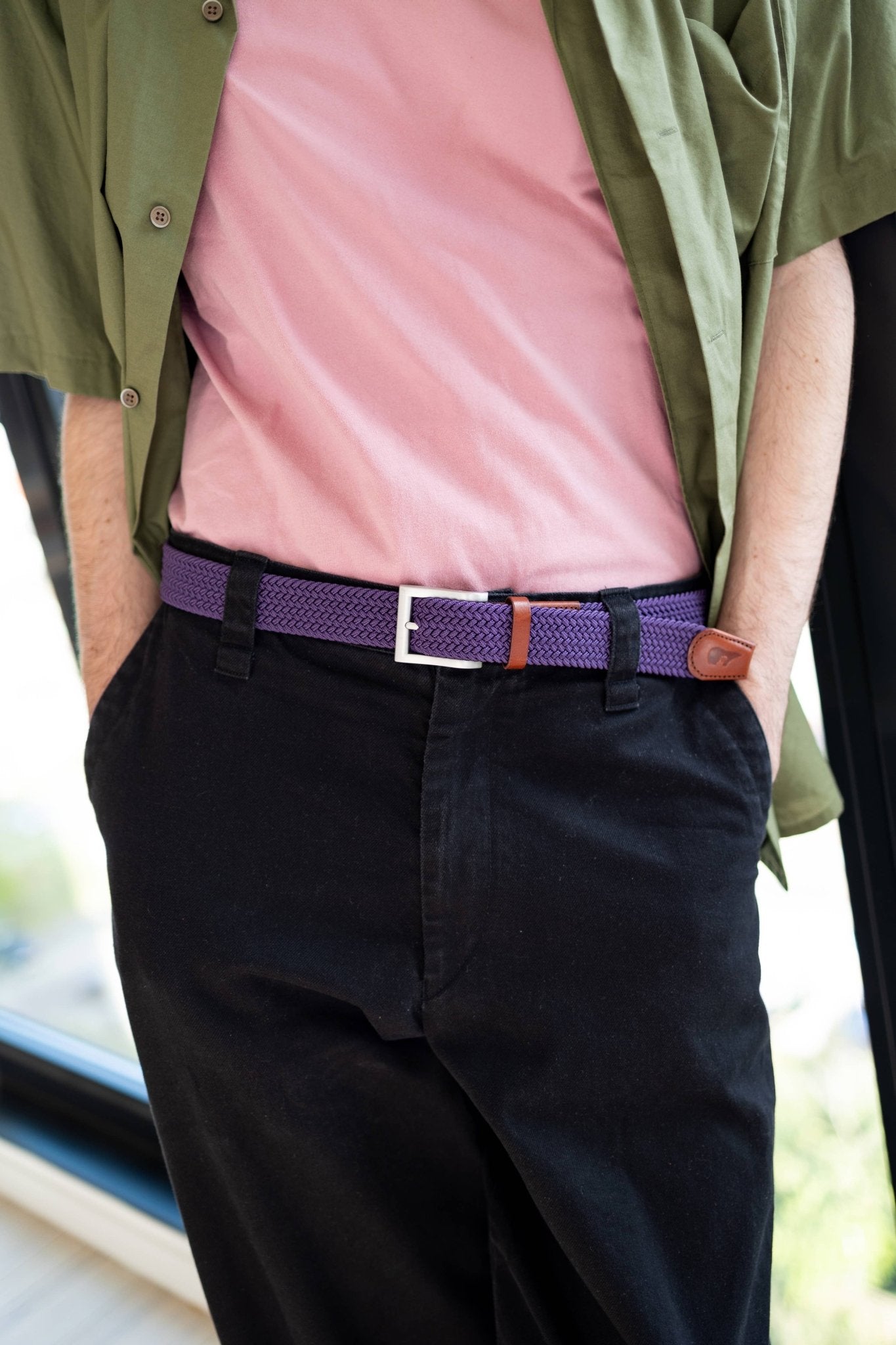Sokken en Riem Geschenkdoos - Purple - LAB10streetwear