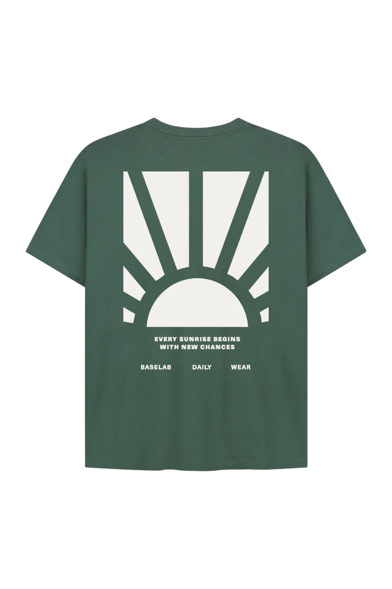 Sunrise T-Shirt - Groen - LAB10streetwear