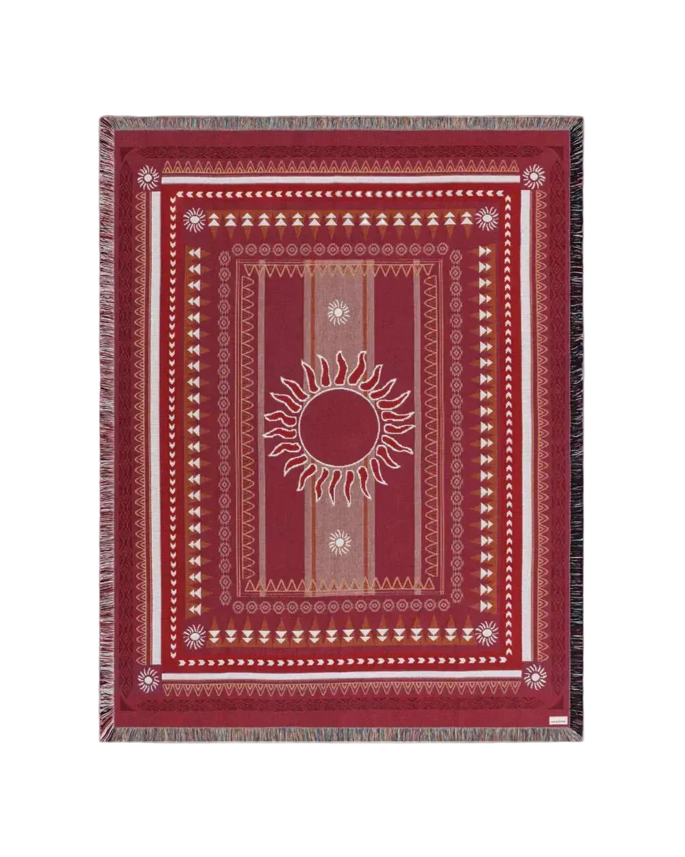 Sunset Burgundy Blanket - LAB10STREETWEAR