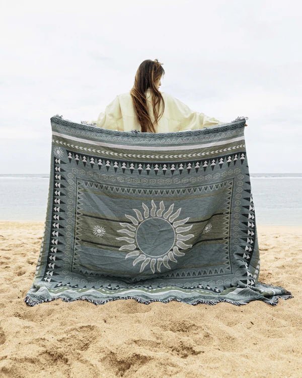 Sunset Green Blanket - LAB10STREETWEAR