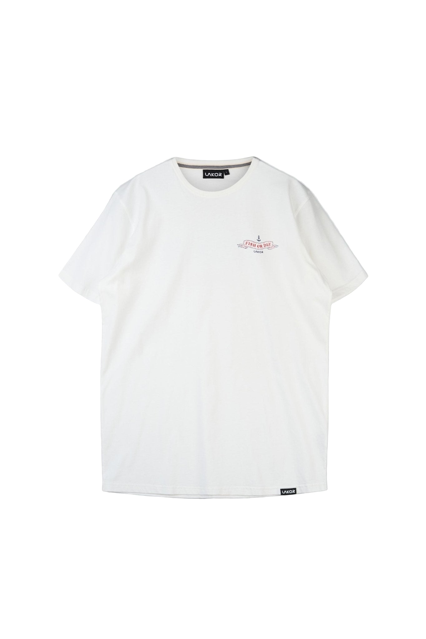The Smoking Salmon T-Shirt - Star White - LAB10streetwear