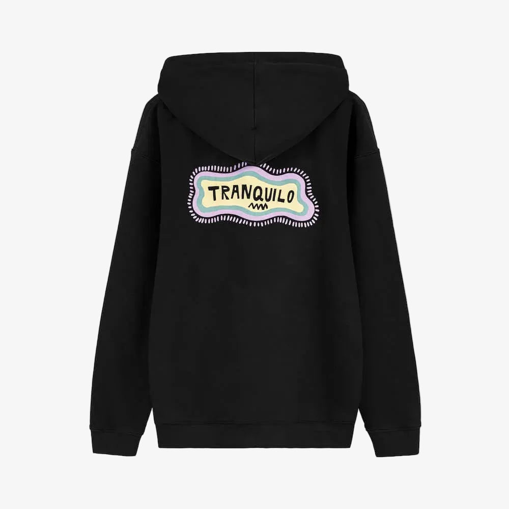 surf.inc Tranquilo Hoodie - Acid Black -lab10streetwear.nl