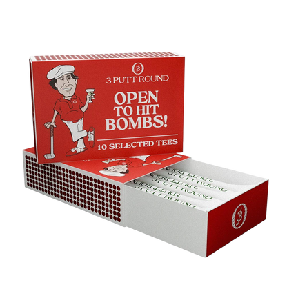 The Red Golf Tee Match Box