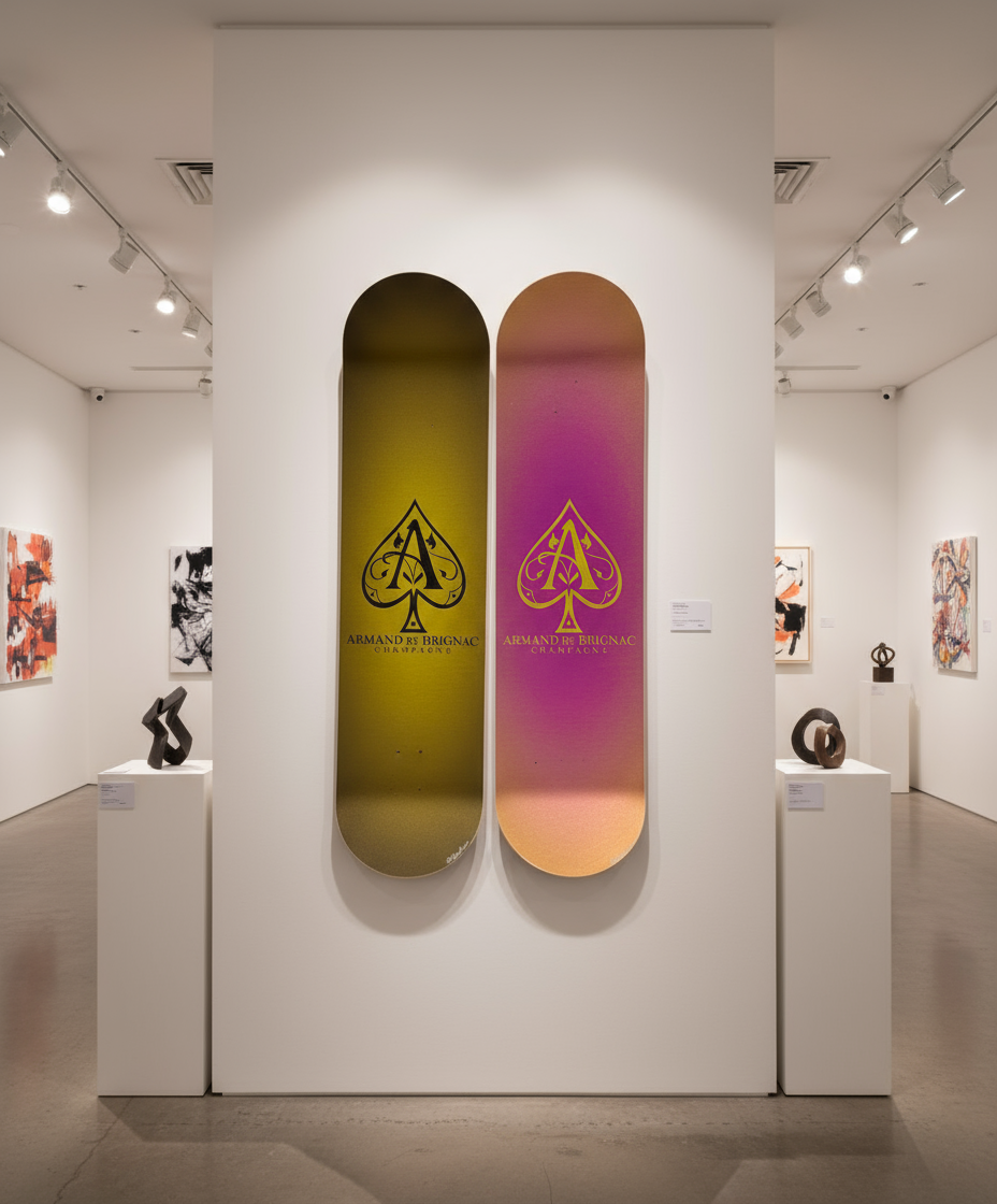 Skating by Armand de Brignac