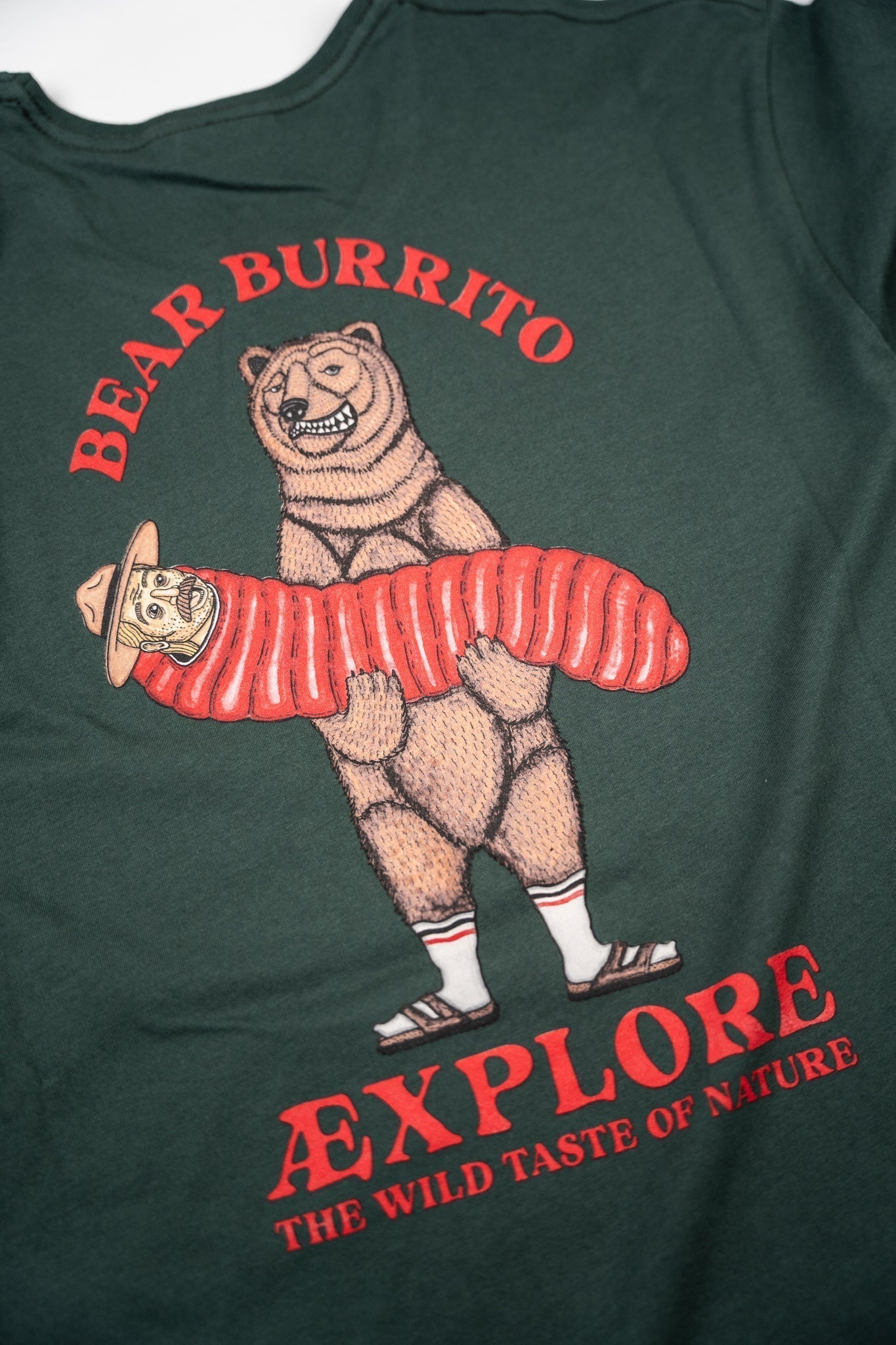Bear Burrito T-Shirt - Green Gables