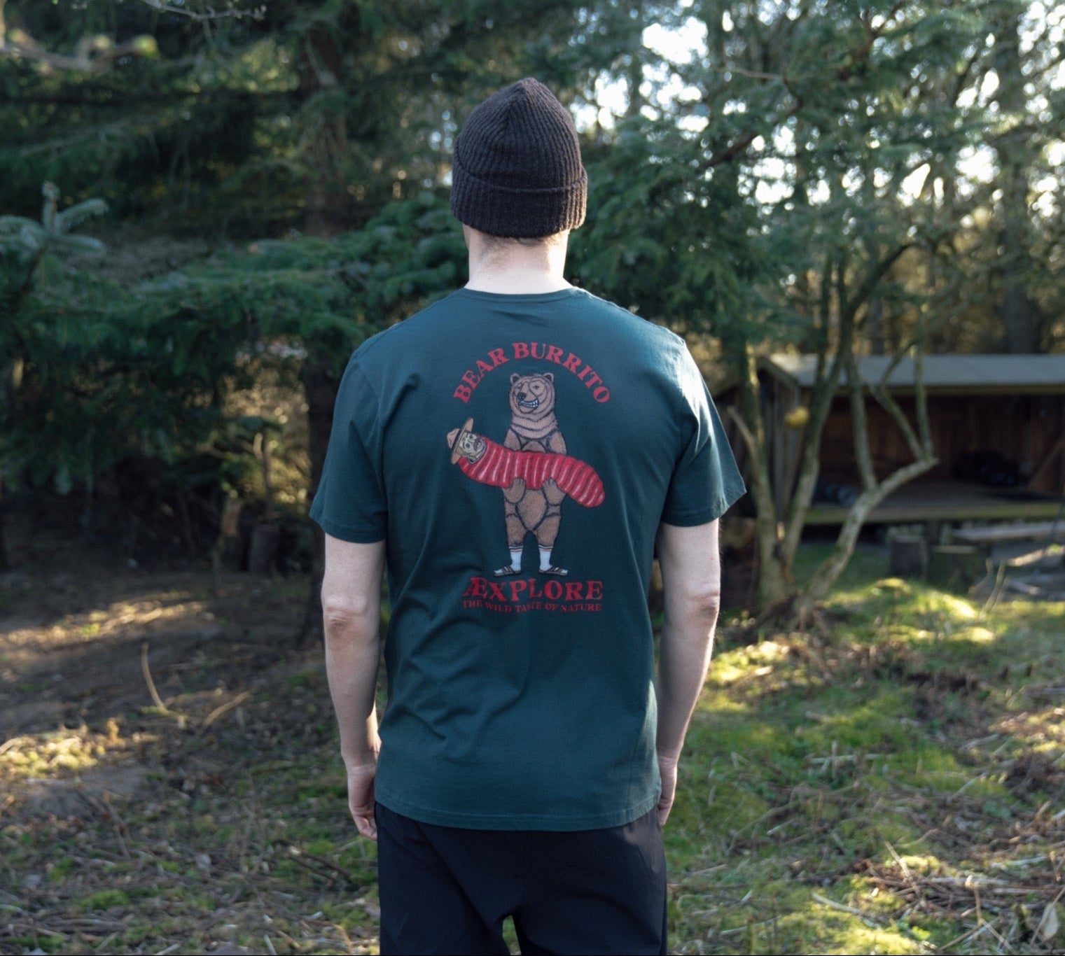 Bear Burrito T-Shirt - Green Gables