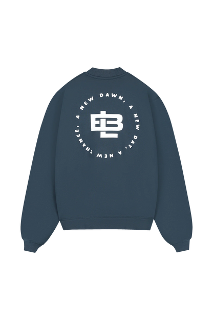 Circle Sweater - Mood Indigo