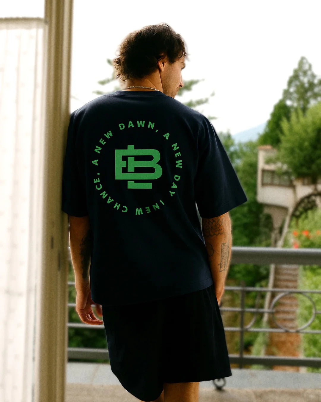 Circle T-shirt - Zwart