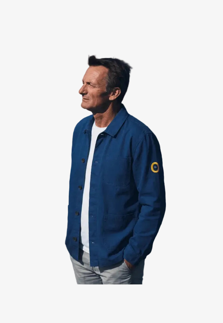 ecmo Nacre Work Jacket (c_twill®) - Blauw - lab10streetwear.nl