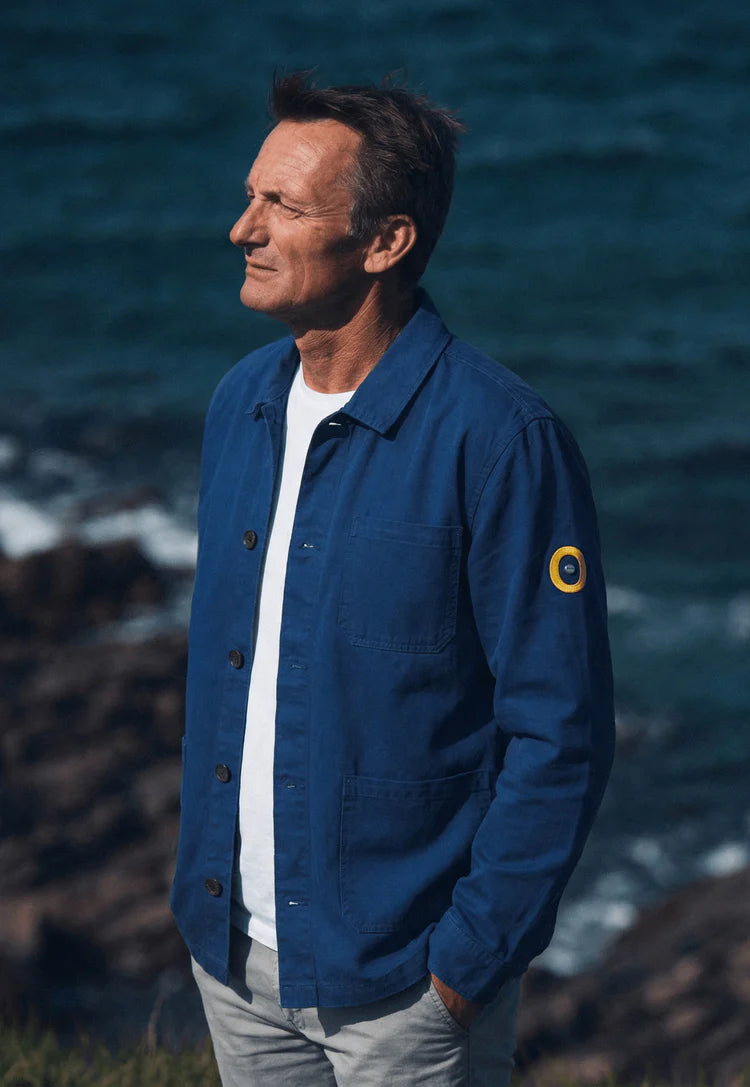 ecmo Nacre Work Jacket (c_twill®) - Blauw - lab10streetwear.nl