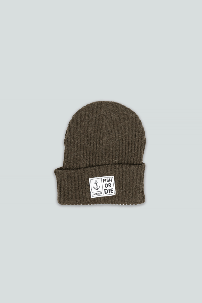 Fish or Die Beanie - Black