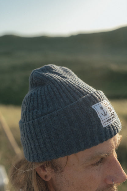 Fish or Die Beanie - Navy