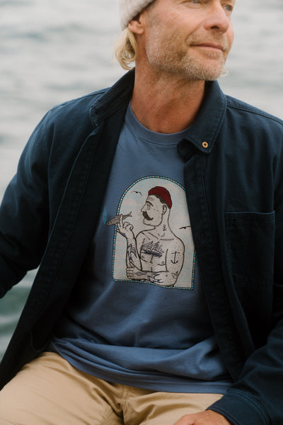 Lakor Spork Overshirt - Blue Berry- La10streetwear.com