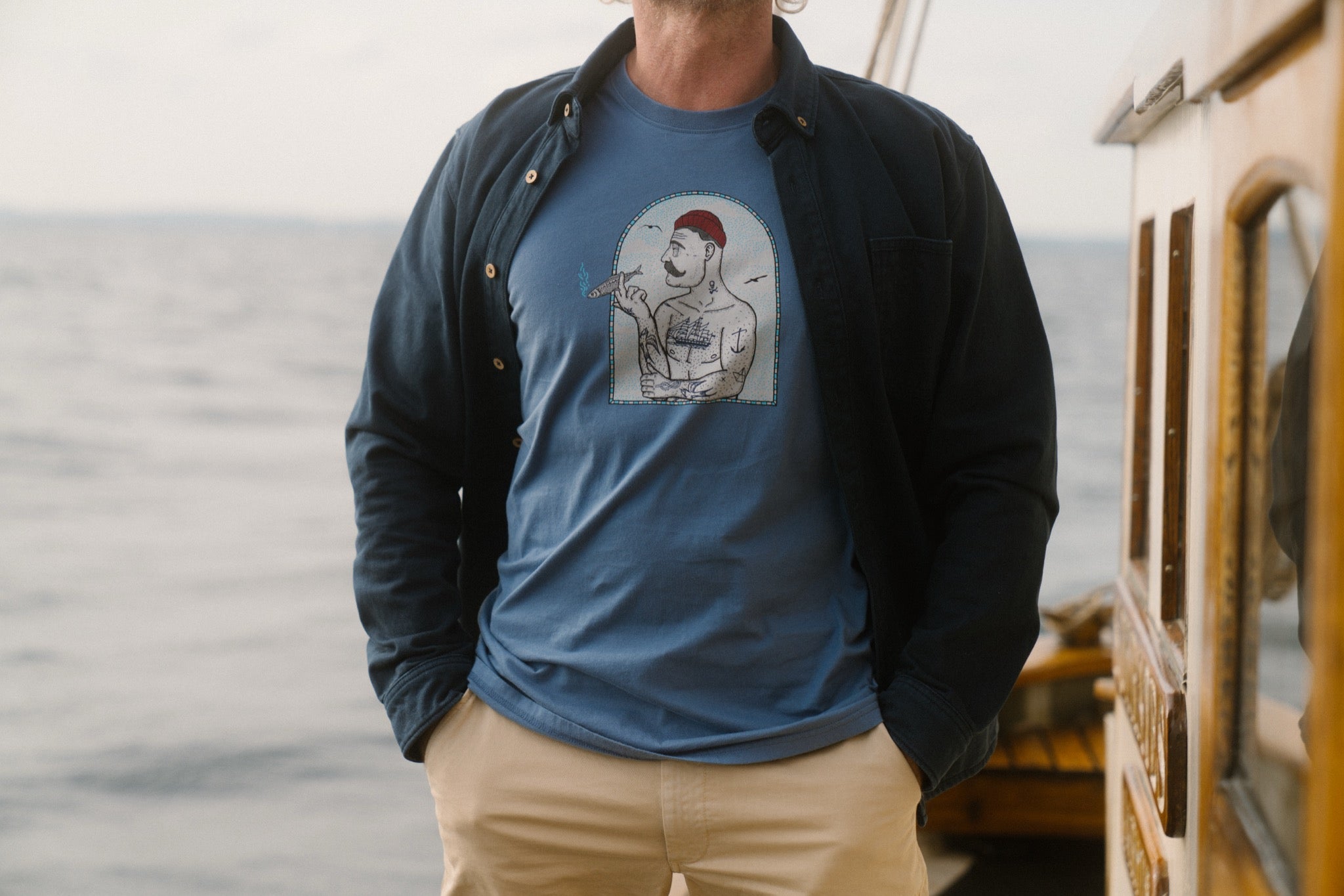 Lakor Spork Overshirt - Blue Berry- La10streetwear.com