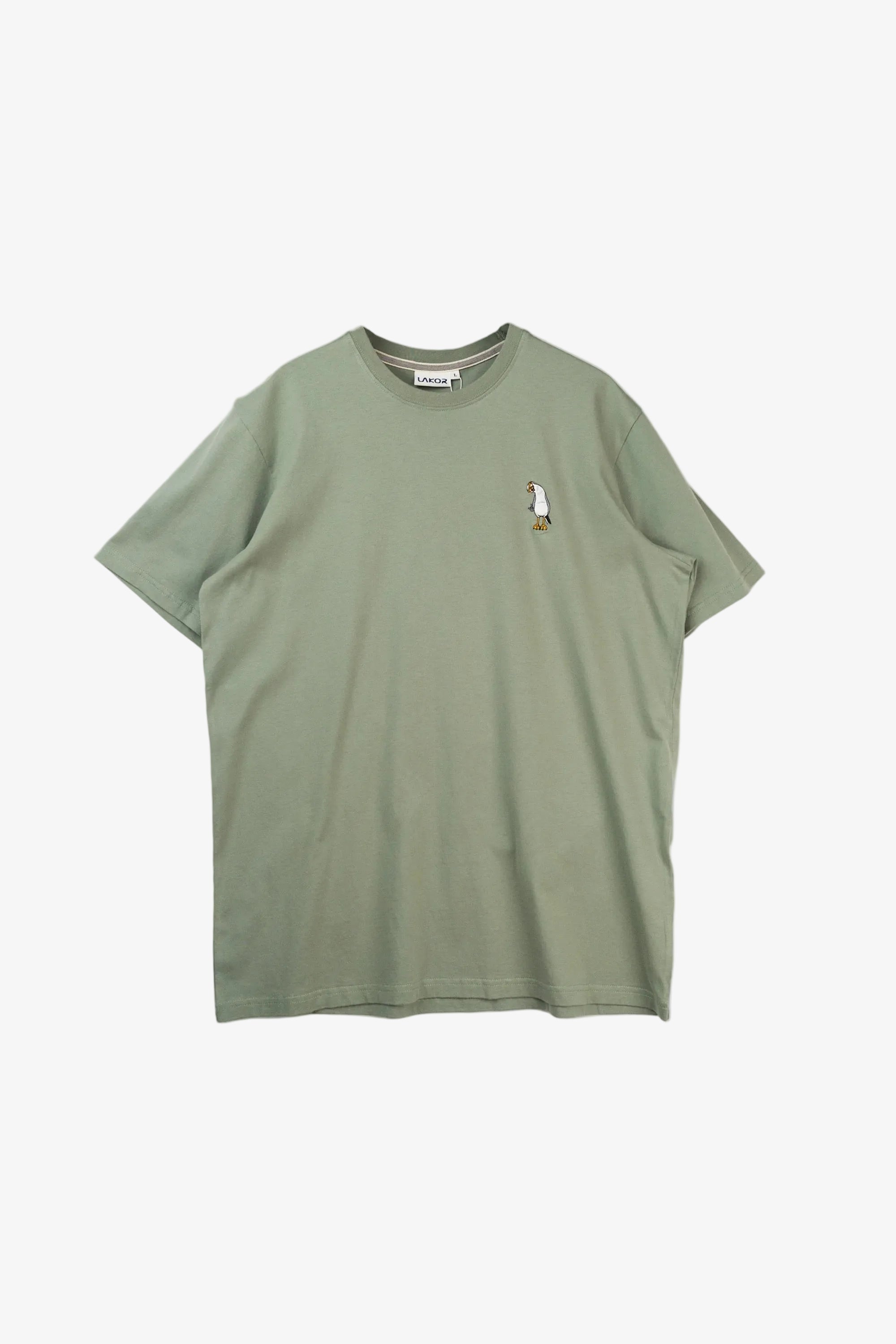 Lakor Mini Flipping the Bird T-Shirt - Sea Spray - Lab10streetwear.com