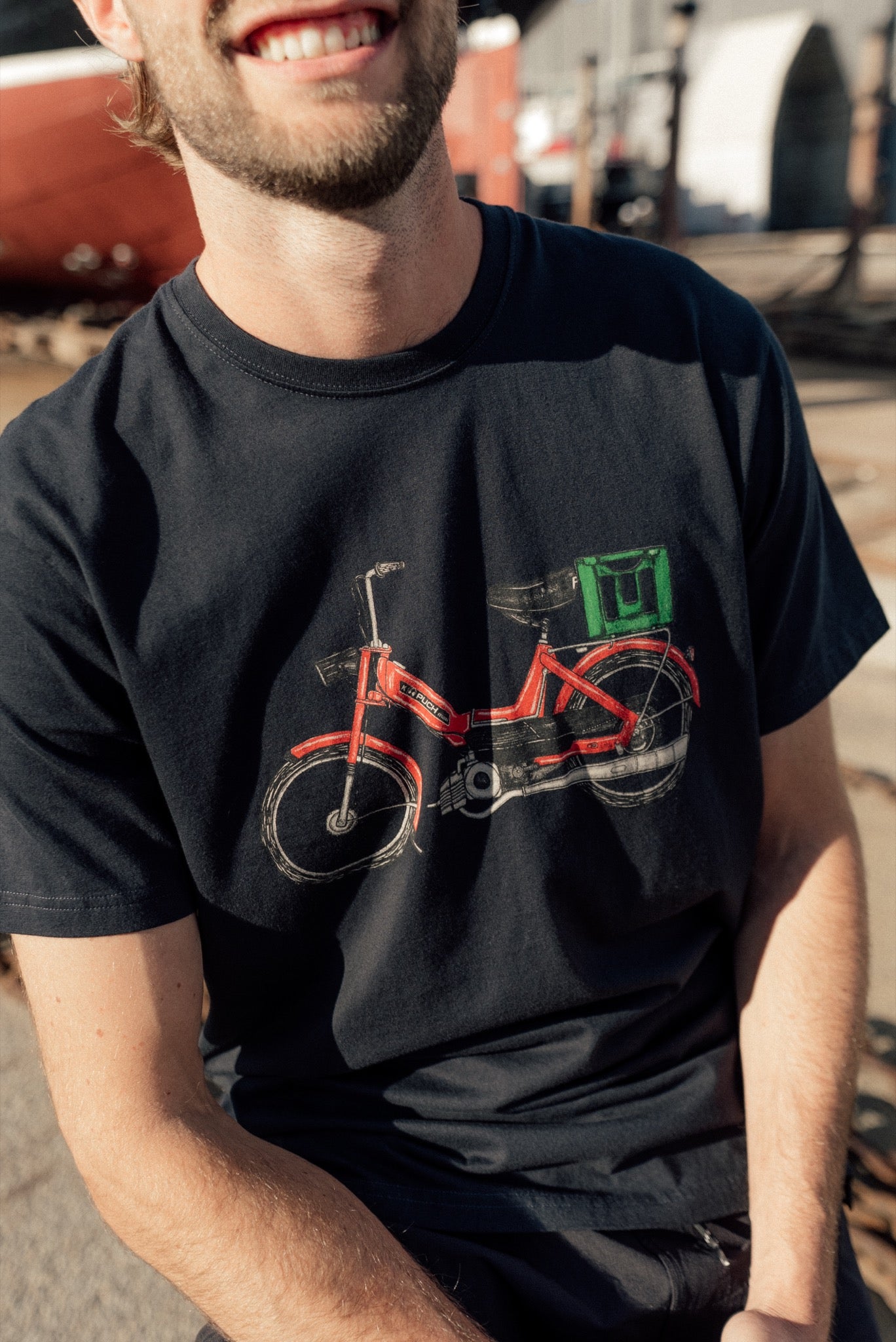 Lakor Red Maxi t-Shirt - Moonless Night - Lab10streetwear.com