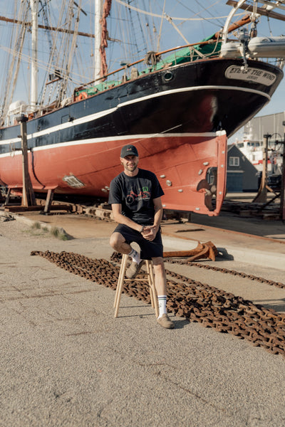 Lakor Red Maxi t-Shirt - Moonless Night - Lab10streetwear.com