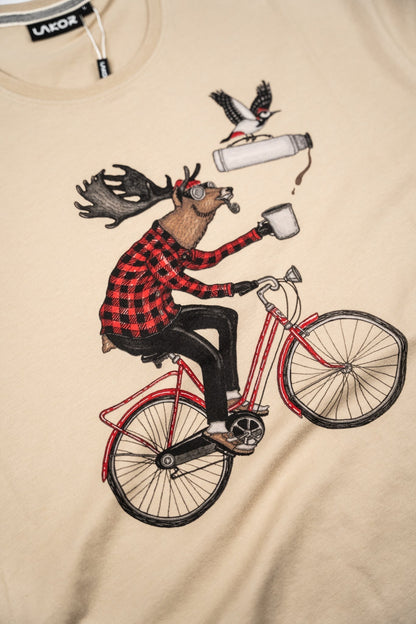 Off to Work T-Shirt - White Pepper