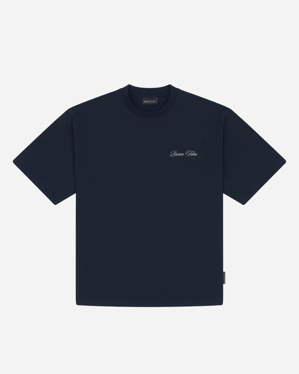 Oversized Backprint T-Shirt NO RUSH - Navy Blue -menswear.nl