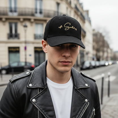 Signature Cap Schwarz-Gold