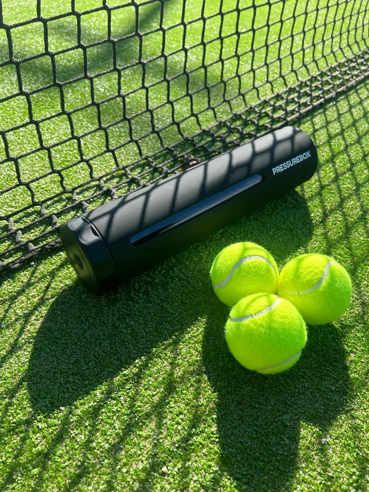 Drukregelaar voor 3 padel/tennis ballen