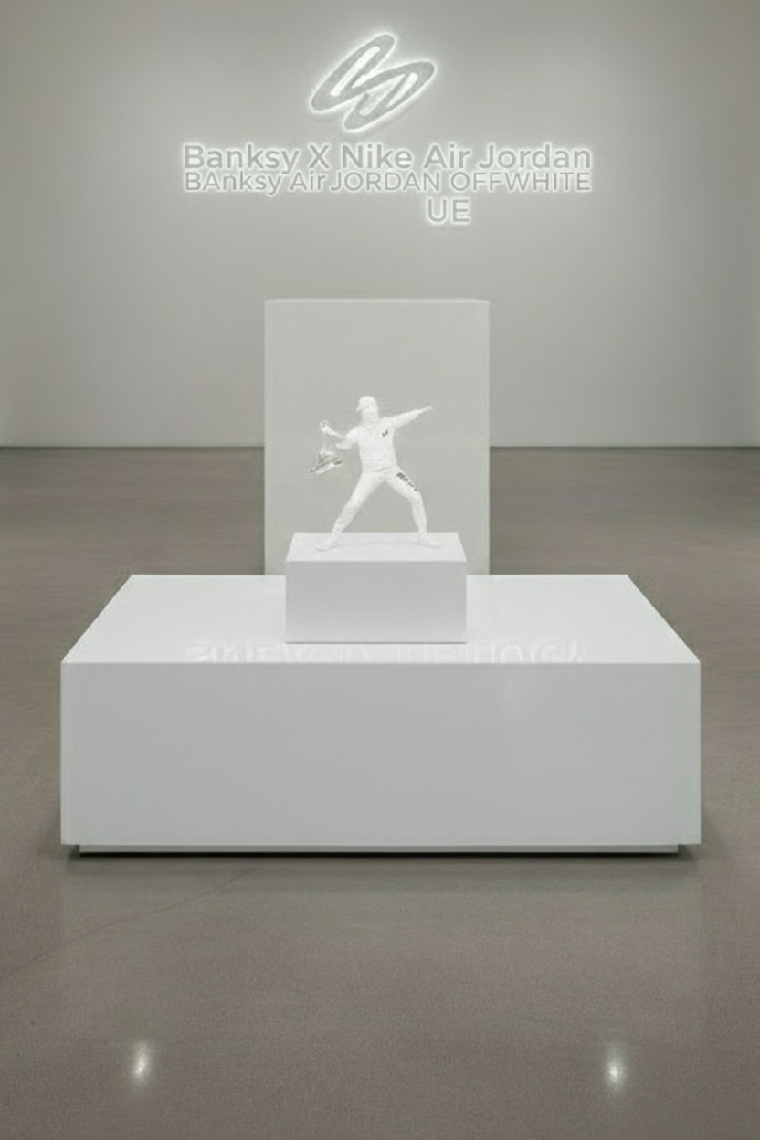 Banksy X Nike Air Jordan OFFWHITE