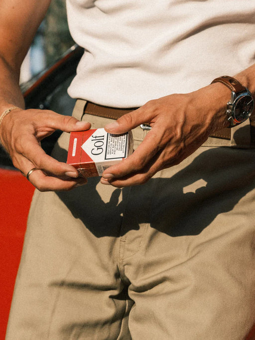 Set van 3 Red Golf Addiction Tee Packs