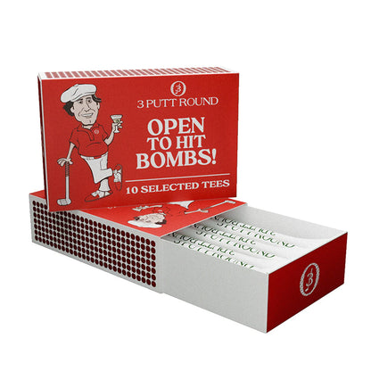 Set van 4 Golf Tee Match Boxes