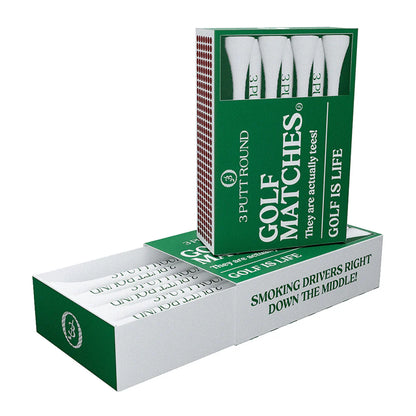 Set van 4 Golf Tee Match Boxes