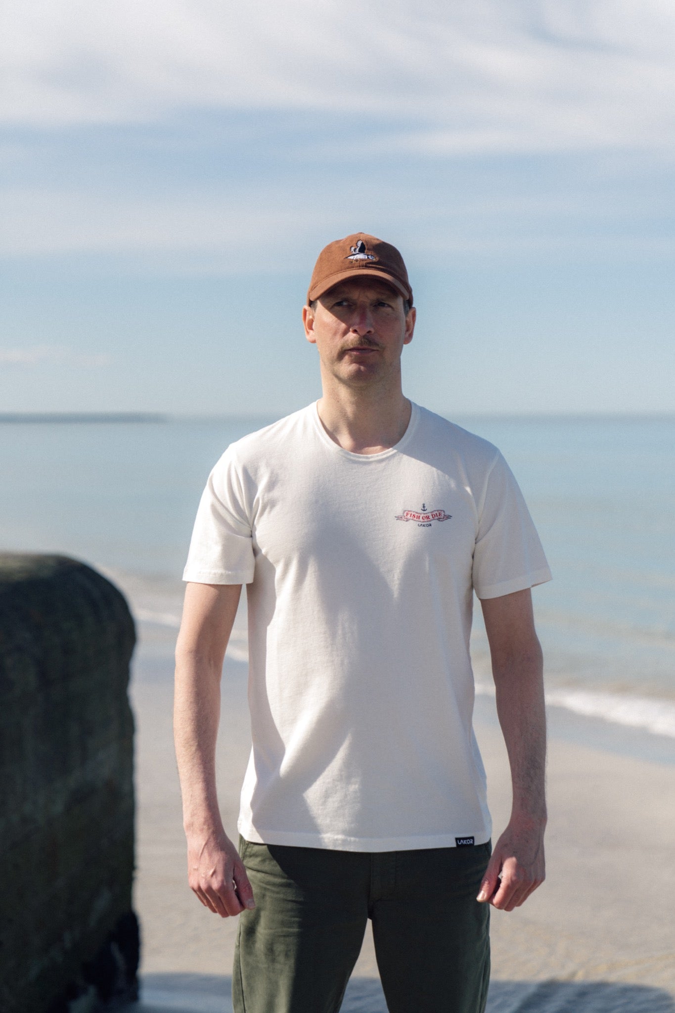 The Smoking Salmon T-Shirt - Star White