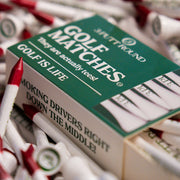 The Green Golf Tee Match Box