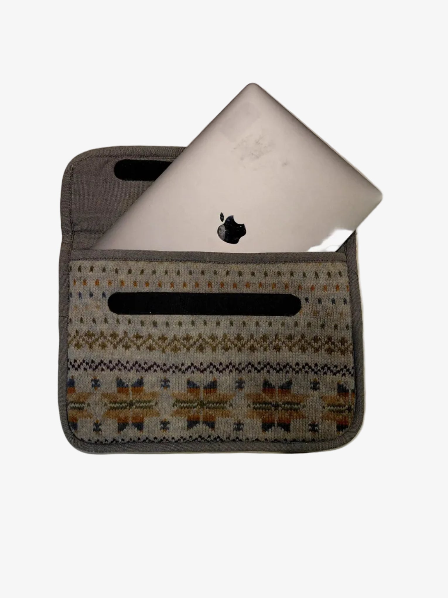 vintage recycled laptopsleeve -lab10streetwear.nl