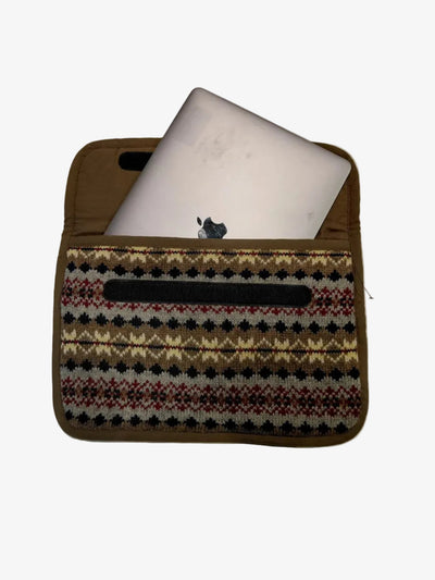 vintage recycled laptopsleeve -lab10streetwear.nl