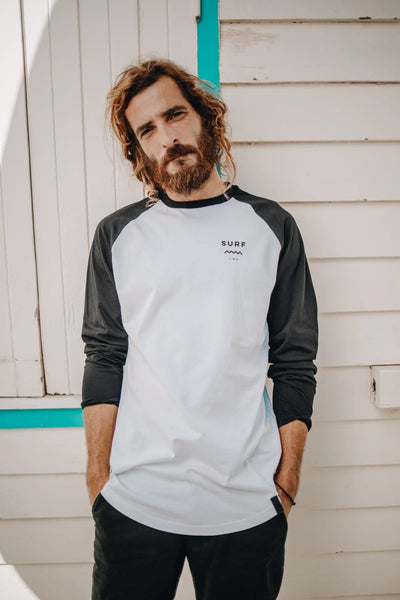 surf.inc Boards Longsleeve- Black & White -lab10streetwear.nl